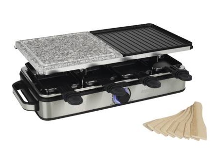 162635 Raclette 8 Stone en Grill Deluxe